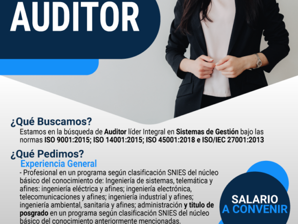 Requisitos del Cargo Auditor Sistemas Integrados de Gestión