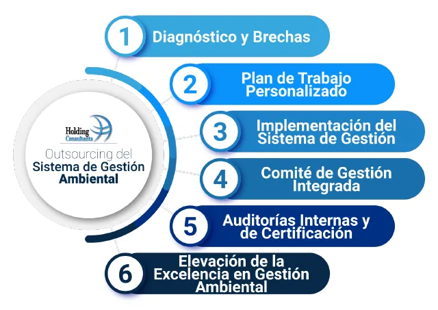 Pasos Outsourcing del Sistema de Gestión Ambiental