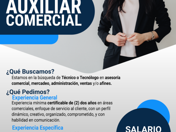 Auxiliar Comercial y de Operaciones